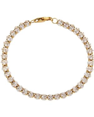 Mg Jewelry Evani Oval Tennis Waterproof Bracelet - Metallic