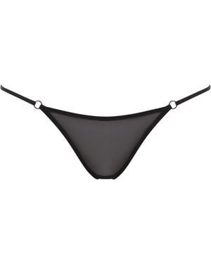 Hedonista Lingerie String Thong - Black