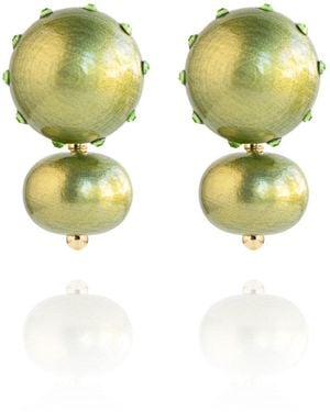 Saule Label Livia Earrings - Green