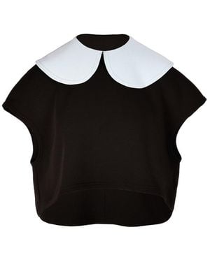 Ioana Ciolacu Orchid Top - Black