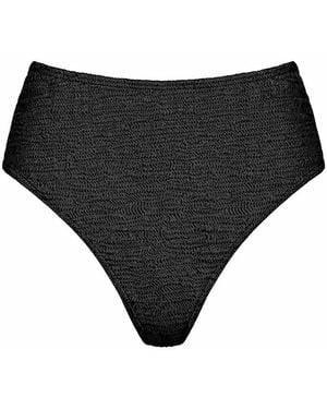 Chaude Swimwear Heidi High Waist Bottoms - Black
