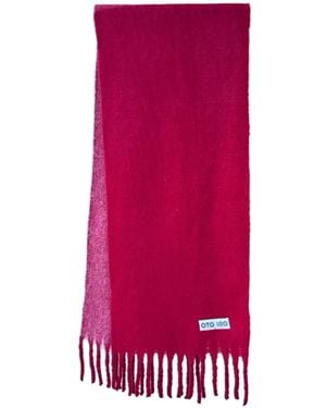 Oto Iro Two Tone Cashmere Blend Large Shawl - Purple