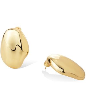 Retro Chic Lumina Orbit Earrings - Metallic