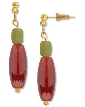 A Weathered Penny Freya Studs - Red