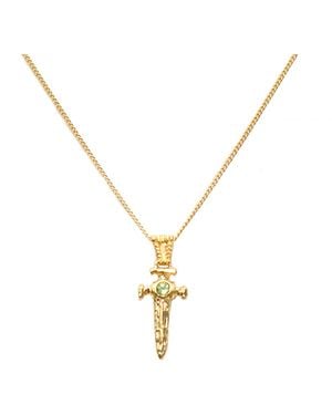 Krush Kai Ride Or Die Peridot Necklace - Metallic