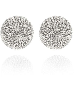 Saule Label Gaia Glam Jumbo Earrings - White