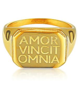 CENDRE Love Conquers All Ring - Yellow