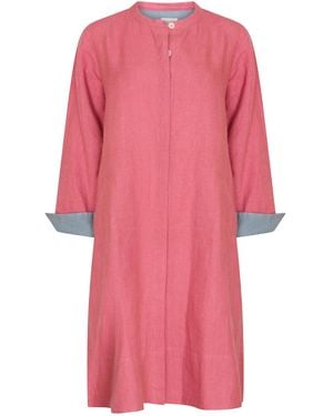 NoLoGo-chic Super Mix Coat Dress - Pink