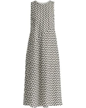 Paisie A-Line Midaxi Dress - Multicolor