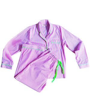 Lilly Loves Popping And Neon Pajamas - Purple