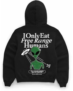 Dont Eat the Homies Alien Hoodie - Black