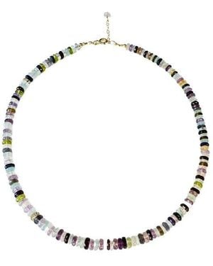 Lexi Jewelry Aurora Heishi Necklace - Metallic
