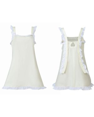 Love Letters X Lemon Dolce Sleep Dress Short - White