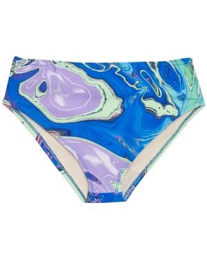 Paloma Lira Neon Brief Trousers - Blue