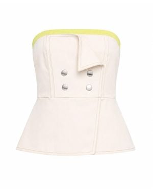 Mirimalist Neutrals Lia Natura Strapless Bustier - Natural