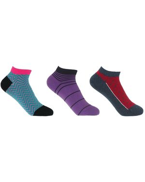 Peper Harow - Made in England Trainer Sock Bundle - Blue