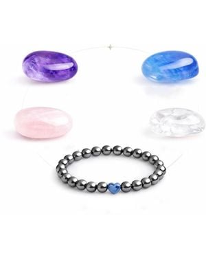 Mineralgems•Studio Aquarius Zodiac Crystal Box - Blue