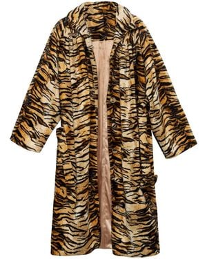 Paloma Lira Tiger Coat - Brown