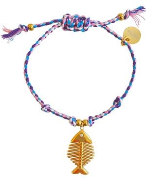 Smilla Brav Bracelet Knotty Fish - Blue