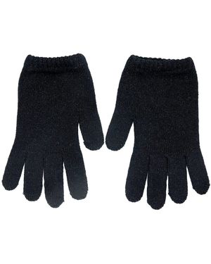 Maison Bogomil Sparkly-Knit Short Gloves - Blue