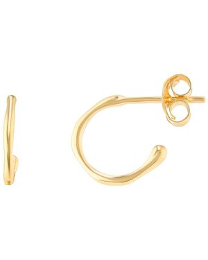 Auree Hampton Vermeil Hoop Earrings - Metallic