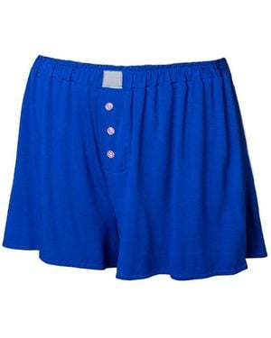 Loreen Label Boxer Shorts - Blue