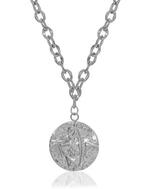 A Weathered Penny Beverly Necklace - Metallic