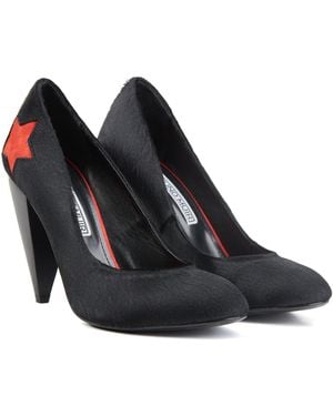 Rosamund Muir London India Calf Hair With Star Heels - Black