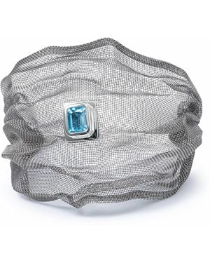 German Kabirski Imge Limited Edition & Titanium Mesh Bracelet With Topaz - Metallic