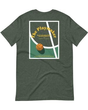 Anchor and Crew Forest The Playmaker Basketball Club League Organic Cotton T-Shirt - Green