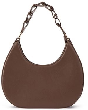 Jurgi Brand Napa Leather D Letter Bag - Brown