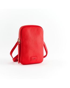 LANDA Cassia Phone Bag Leather - Red