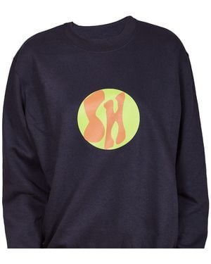 SOHUMAN Guer Organic Cotton Sweatshirt - Blue
