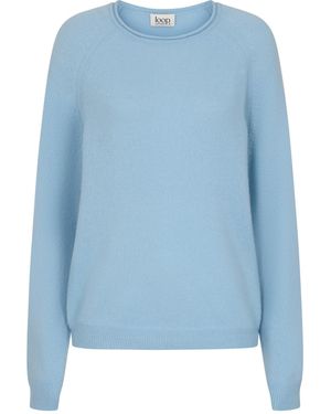 Loop Cashmere Featherweight Jumper - Blue