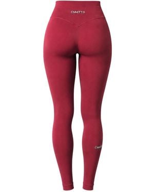 Cmmttd Seamless Sculpt Legging - Red