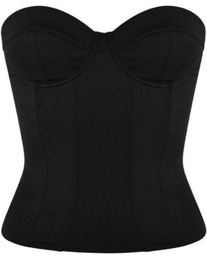 OW Collection Reese Corset Top - Black