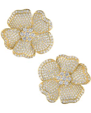 Viviana Halil The Harriet Moissanite Earrings - Metallic