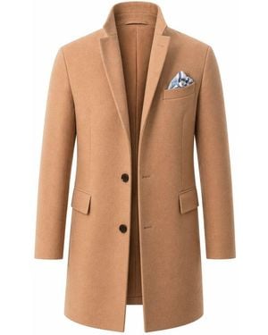Koy Clothing Neutrals Wool & Cashmere Overcoat - Brown