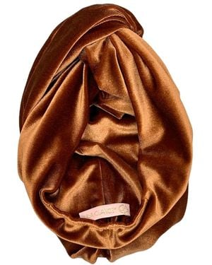 Julia Clancey Classic Cocoa Turban - Brown
