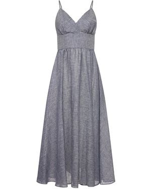 Roses Are Red Seren Linen Dress - Grey