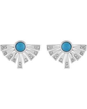 Lucy Quartermaine Egyptian Studs - Blue