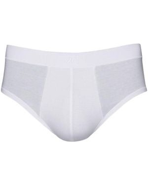 Zd - Zero Defects Track Brief Organic Cotton - White