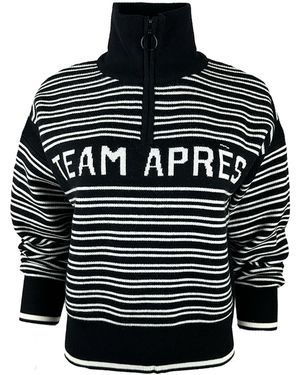 Team Event Team Après Jacquard Striped Après Ski Sweater, /Snow - Black