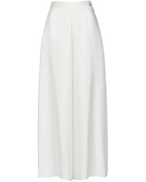 Vazaf Satin Trousers - White