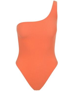 Blake Swimwear Wave One Shoulder Swimsuit - Orange