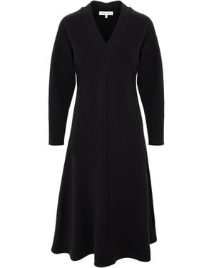Noria Anis Luna Midi Dress - Black