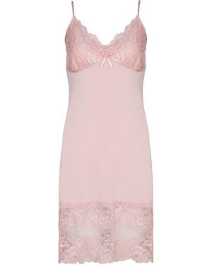 Oh!Zuza Classic Lace Chemise Nightdress - Pink