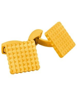 Tateossian Giza Cufflinks - Yellow