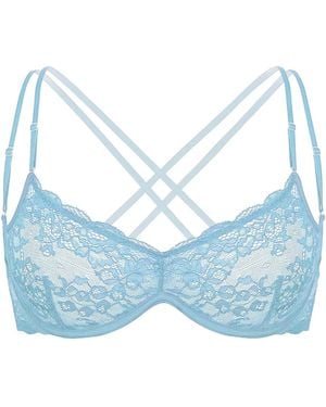MONIQUE MORIN LINGERIE Rush Sweetheart Bra Moonlit - Blue