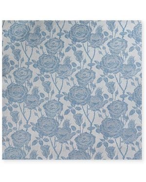 Gresham Blake Light Rose Pocket Square - Blue